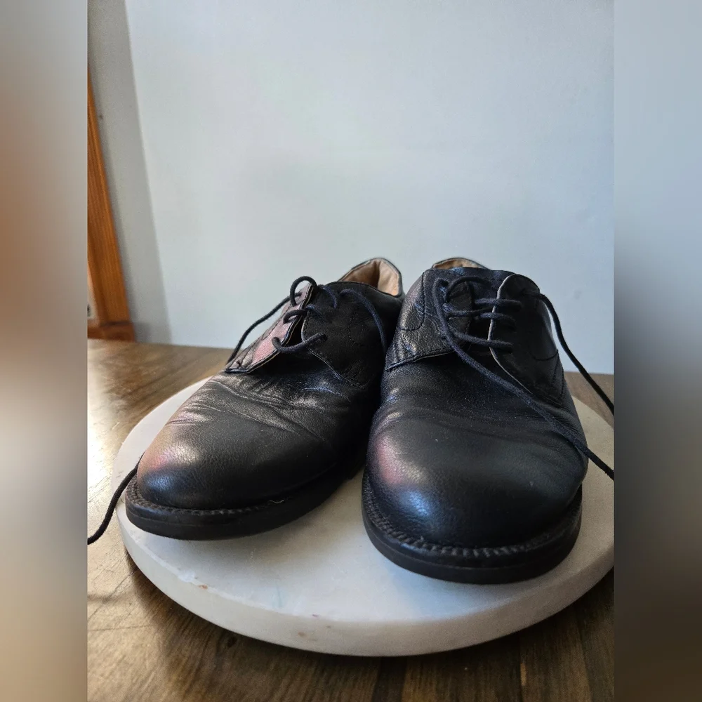Vintage Nordstom Leather Black Shoes 2 1/2